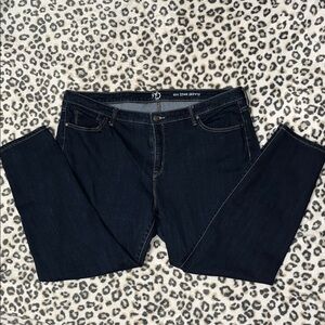 New Directions Women's Dark Blue Skinny Jeans